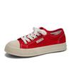 Tenis Rojos Retro Estilo Hong Kong de Corte Bajo Casuales Zapatos Blancos para Mujer 2025 Nuevos Tenis Versátiles G1517