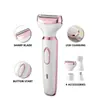 Depilador Elétrico Feminino para Cuidados Íntimos, Dispositivo Tudo-em-Um para Aparar e Depilar Pelos das Axilas, Pelos Pubianos e Áreas Íntimas