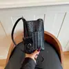 2026 Bolso Tejido Nuevo para Teléfono para Mujer Bolso Mini Pequeño Cruzado Moda Coreana Bolso de Hombro Vertical Simple para Caminar