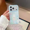 Funda de Conejo Miffy con Lunares sobre Fondo Azul Adecuada para Apple iPhone 17 Pro Max, Cubierta Protectora para Apple 16/15 Pro