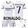 Camiseta de local del Real Madrid 2324: 10 Mbappé, 7 Vinicus, 5 Bellingham y Ronaldo. Camiseta de fútbol. Venta al por mayor transfronteriza.