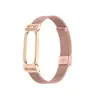 Adequado para moldura de relógio de metal tipo armadura de ar para Google Fitbit, fivela de malha de aço, pulseira de metal para relógio Google multicolor