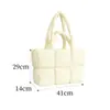 Nova Bolsa de Mão Elegante de Alta Capacidade da Runhui para o Dia a Dia e Compras, Bolsa Tote de Ombro 'Cubo de Açúcar' para Mulheres