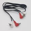 Línea de conversión de salida de audio izquierda y derecha doble revolución 3.5 hembra línea AV conector de auriculares amplificador de potencia caja decodificadora de TV