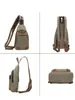 Procesamiento Bolso de Hombro Cruzado Personalizado Bolso de Hombro Mochila Casual de Lona para Hombres y Mujeres