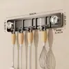 Gancho de ventosa para cocina, estante de almacenamiento de alta resistencia, montado en la pared, no requiere taladro, perchero para puerta trasera de baño