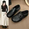 Mocasines Mary Jane, diseño de plataforma interior 2026, zapatos planos versátiles para mujer, piel suave, suela plana, nueva colección de otoño para mujer