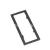 Fabricante de Shenzhen Marco de Aleación de Aluminio CNC Personalizado Marco Medio Negro Herrajes Maquinados Piezas de Aluminio Chorro de Arena Oxidación Envío Gratis