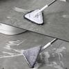 Mop de vidro triangular grande multifuncional para parede, teto e carro, ferramenta giratória para vidro, limpador de janelas