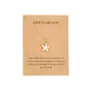 Colar Pingente Estrela-do-Mar Popular de Verão Estilo Férias no Oceano para Mulheres, Corrente de Clavícula, Fábrica de Joias Banhada a Ouro em Liga