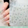 Nueva Manicura Fresca Estilo Chino de Bambú, Sombra de Bambú Colorida, Delgada y Resistente, Rima de Bambú Ahumado, Decoración de Pegatina para Uñas Estilo Chino