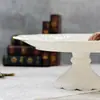 Estilo europeu estilo palácio retrô cerâmica branca prato de frutas prato de bolo prato de casamento prato de servir taça de dim sum prato defeito