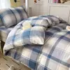 Conjunto de três peças para estudantes em algodão para camas beliche de 0,9m, lençol de solteiro e fronha em puro algodão, conjunto de cama para dormitório, atacado do fabricante