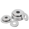 316/Aço Inoxidável Arruela Metálica Plana Arruela Plana Ampliada Parafuso Fino Arruela Espessada à Prova de Vazamento M2-M64