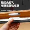 Lámpara Fría Controlada por Voz, Lámpara de Escritorio para Estudiar, Lámpara para Dormitorio Universitario, Lámpara Magnética, Lámpara de Escritorio para Protección Ocular, Lámpara Recargable de Mesita de Noche