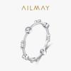 Anillo de plata S925 con diamantes geométricos simples para mujer, diseño de nicho, anillo cuadrado con sentido de lujo, anillo de cola de alta gama.