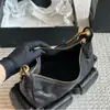 Bolso de Hombro/Axila Multibolsillos Estilo Nuevo Inspirado en Chanel 25C Bolso de Motocicleta Bolso Cruzado Hobo Hippie Bolso de Hombro para Mujer de Moda