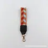 Cordão de telefone móvel simples em forma de folha caixa de telefone móvel portátil anti-perda de alça junta cor opcional moda pulseira