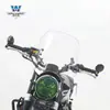 Carro esportivo Wolf adequado para para-brisa GK500 de alto dourado para-brisa defletor de vento frontal ajustável modificação de motocicleta
