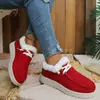 Zapatos de Algodón Gruesos con Suela Gruesa y Ribete de Piel, Cordones Delanteros, Zapatos de Algodón Calientes y Engrosados para Mujer, Invierno 2026, Nuevos, Tallas Grandes, En Stock