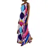 Sitio Web Independiente de Comercio Exterior Transfronterizo Europeo y Americano Ropa de Mujer Verano 2026 Nuevo Vestido Casual de Estilo Intelectual con Cuello Halter Estampado