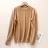Suéter de Lana de Invierno para Niños Suéter Básico para Niños Suéter Pulóver de Cuello Redondo Suéter Básico de Cachemira para Niñas Tallas Mediana y Grande