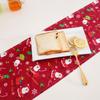 Bandera de Mesa Navideña de Algodón Transfronterizo Rectangular Mesa Toalla para Mesa y Silla Mantel Decoración Festiva de Mesa de Comedor Ambiente de Fiesta