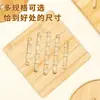 Alfombrilla Aislante Térmico de Bambú Manteles Individuales para Mesa de Comedor Huecos Antideslizantes Impermeables Resistentes al Aceite Anti-quemaduras Alfombrilla para Ollas Alfombrilla para Tazones Alfombrilla para Cazuelas Venta al por Mayor Personalización