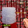 Cortina de Contas Acrílicas para Casamento, Corrente de Contas da Terra, Cortina de Porta para Decoração de Casamento, Cortina de Fio, Contas Conectadas, Corrente de Contas para Joias Feita à Mão