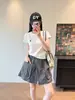 Bolsa y Calça Saia Falsa de Duas Peças Estilo Roupa de Trabalho ao Ar Livre 0730e05