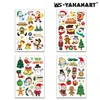 Nuevos Artículos de Gran Venta Transfronterizos: Adornos de Dibujos Animados para Niños, Pegatinas para Tarjetas Navideñas DIY, Set de Regalo para Árbol de Navidad, Marco de Fotos