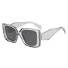 Gafas de sol cuadradas grandes de protección UV con perneras anchas, populares en línea, hacen que la cara se vea más pequeña, con un aspecto de alta gama, protección UV, adecuadas para conducir, andar en bicicleta y vacacionar