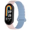 Correa de silicona magnética para reloj Mi Band 8, dos colores, repuesto deportivo