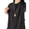 Camiseta deportiva de verano para hombre de manga corta, estilo americano, patchwork, deconstruida, de malla, seda de hielo, secado rápido, top de pareja moderno de peso pesado
