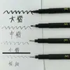 Lotto Tinta Pigmento para Caneta de Caligrafia Bonita Tinta Pigmento Ponta Grande/Média/Pequena/Extra Fina Caneta para Desenho Esboço Copiar Escrituras
