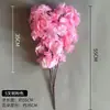 Ramas artificiales de flor de cerezo, árboles de flor de peral, ramas artificiales de flor de melocotonero para bodas, accesorios, flores artificiales, ramos de decoración para techo de sala de estar, alta simulación