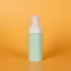 Botella Espumadora de Mousse Portátil Tipo Prensa 150ml Botella de Plástico PET Blanca 42 Dientes Cepillo de Dientes Botella de Mousse Espumoso para Limpieza Bucal Hecho a Medida