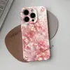 Funda de teléfono de flor de cerezo de alta calidad, etérea y translúcida, adecuada para todos los modelos de Apple, con un diseño de película de transferencia térmica ultrafina y de alta definición