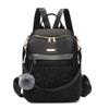 Mochila de Tecido Oxford Estilo Coreano Feminina Moderna Versátil 2024 Nova Moda Bolsa de Grande Capacidade Mochila Casual Feminina Mochila Escolar