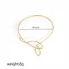 Diseño Europeo Simple Multi-capa Acero Inoxidable 304 Adornos de Personalidad Joyería India Collares para Mujer Gargantillas Venta al por Mayor
