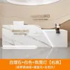 Mesa de escritório moderna simples balcão de caixa recepção salão de beleza armário de arquivos de alta qualidade recepção curva de luxo leve