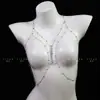 Acessórios Sedutores Corrente para o Corpo Moda Desejo Puro Pingente de Strass Corrente Sexy para o Peito Colar Acessórios Sexy W67W68