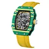 Nuevo Reloj de Hombre Ultra Delgado en Forma de Barril Luminoso Resistente al Agua Reloj de Pulsera Reloj de Cuarzo Moda Relojes para Hombre de Comercio Exterior watches