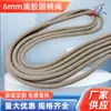 Corda redonda de algodão com revestimento epóxi de 6 mm, cordão para roupas, cordão para chapéu, cordão de cintura para calças, fabricante fornece amostras grátis