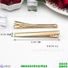 3.5-8cm Clip de Guangzhou ensanchado clip cuadrado grueso clip de tiburón horquilla sin costuras diy material hecho a mano accesorios venta al por mayor