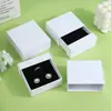 Caja de embalaje para pulsera, caja de joyería, caja rígida de papel enrollado a mano, caja de joyería tipo cajón, caja de joyería para collar y pendientes, disponible para venta al por mayor
