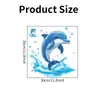 Pegatinas de Ballena de Dibujos Animados Transfronterizas Removibles para Inodoro, Pegatinas de Pared, Pegatinas de Baño, Autoadhesivas, Entrega Directa de Fábrica, Diseños Personalizables