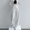Pantalones Deportivos Jogger de Calle Estilo Americano para Mujer, Nuevo Estilo Primavera, Corte Holgado, Pantalones Deportivos Jogger Adelgazantes, Pantalones Casuales Harem de Pierna Recta