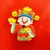 Imán de Nevera de Personaje de Ópera de Metal Maquillaje Facial de la Ópera de Pekín Imán de Souvenir Cultural y Creativo Mu Guiying Guan Yu Yang Guifei Succión Magnética