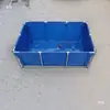 Estanque de Peces de Lona con Soporte, Estanque de Cría Engrosado, Piscina al Aire Libre, Tanque de Almacenamiento de Agua, Estanque de Cría de Peces para el Hogar